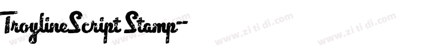 TroylineScript Stamp字体转换